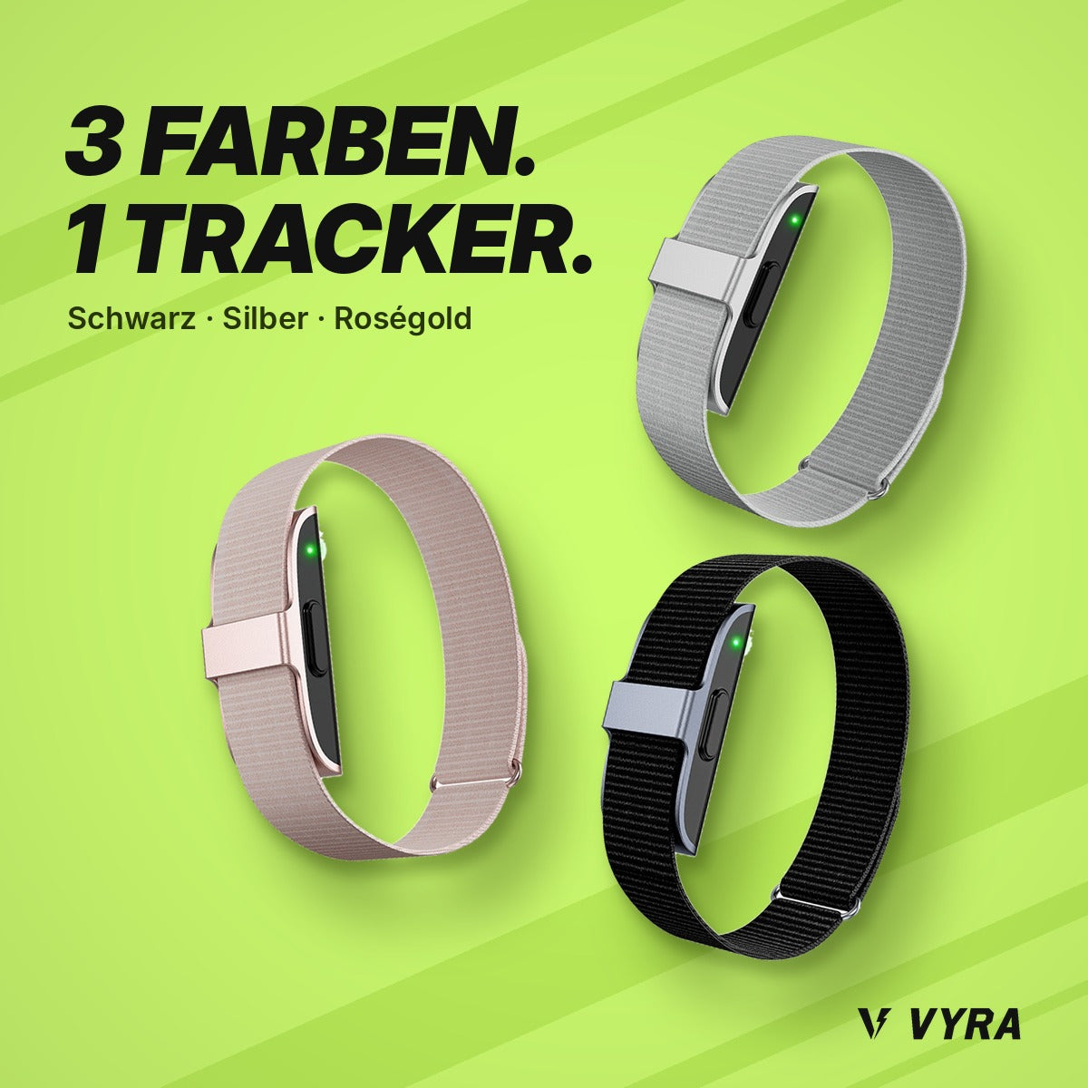 Smart Fitness-Armband ohne Display – Schlaf, Schritte & Puls